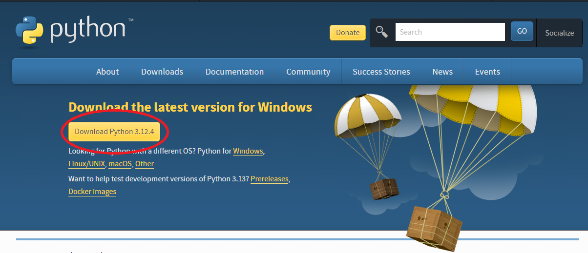 python download site